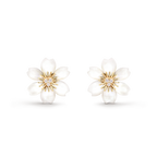 Boucles d’oreilles Rose de Noël, mini modèle