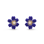 Boucles d’oreilles Rose de Noël, mini modèle