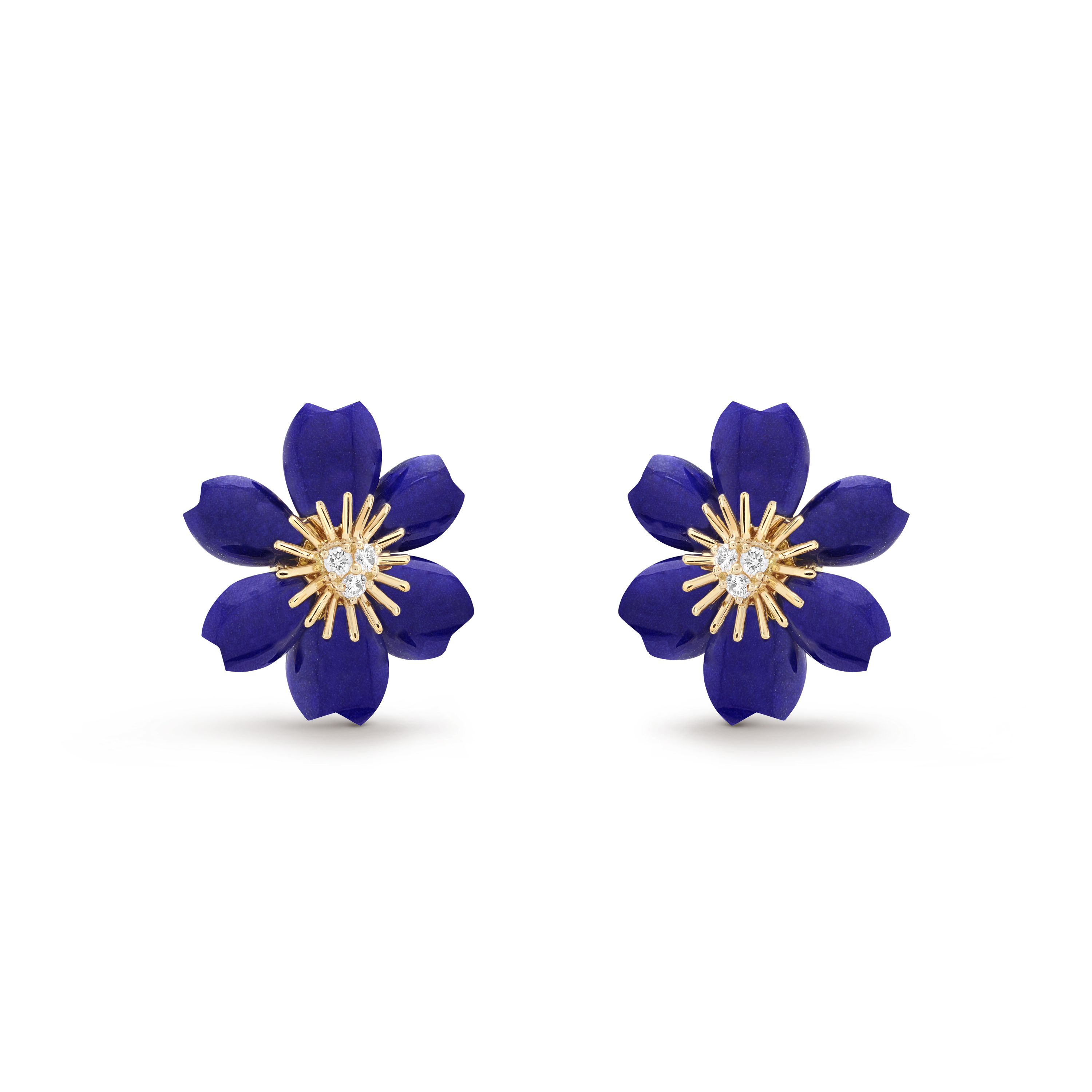 Boucles d’oreilles Rose de Noël, mini modèle
