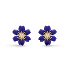 Boucles d’oreilles Rose de Noël, mini modèle