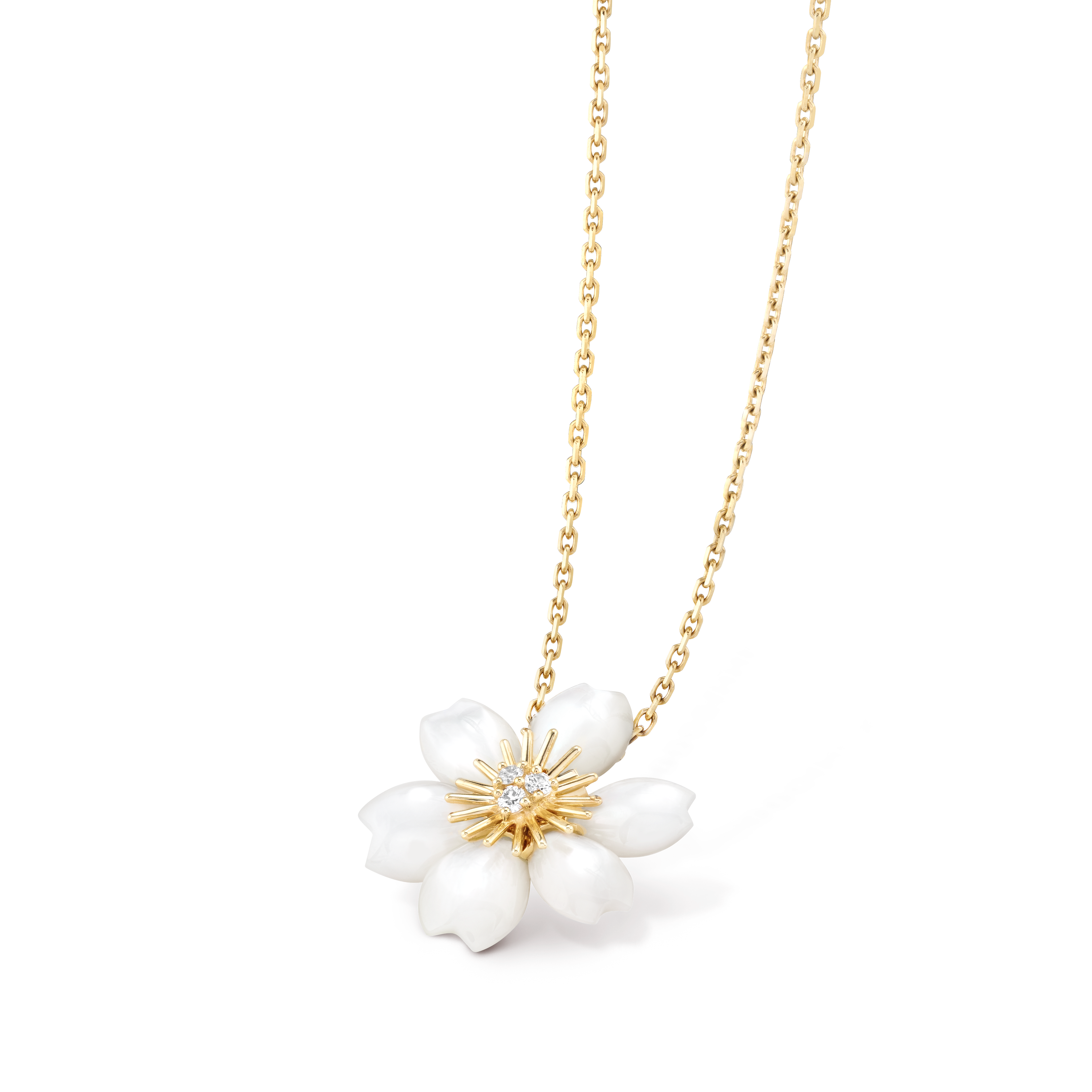 Pendentif Rose de Noël, mini modèle