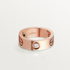 Bague LOVE, modèle classique, 3 diamants