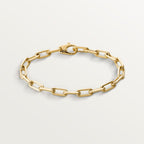 Bracelet Santos de Cartier, chaîne, moyen modèle