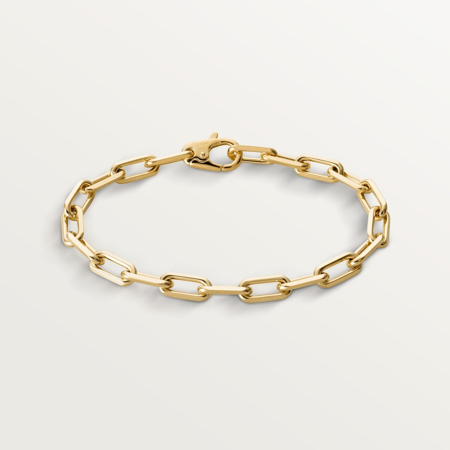 Bracelet Santos de Cartier, chaîne, moyen modèle