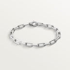 Bracelet Santos de Cartier, chaîne, moyen modèle