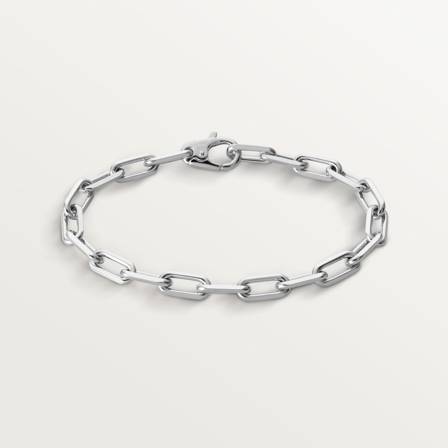 Bracelet Santos de Cartier, chaîne, moyen modèle