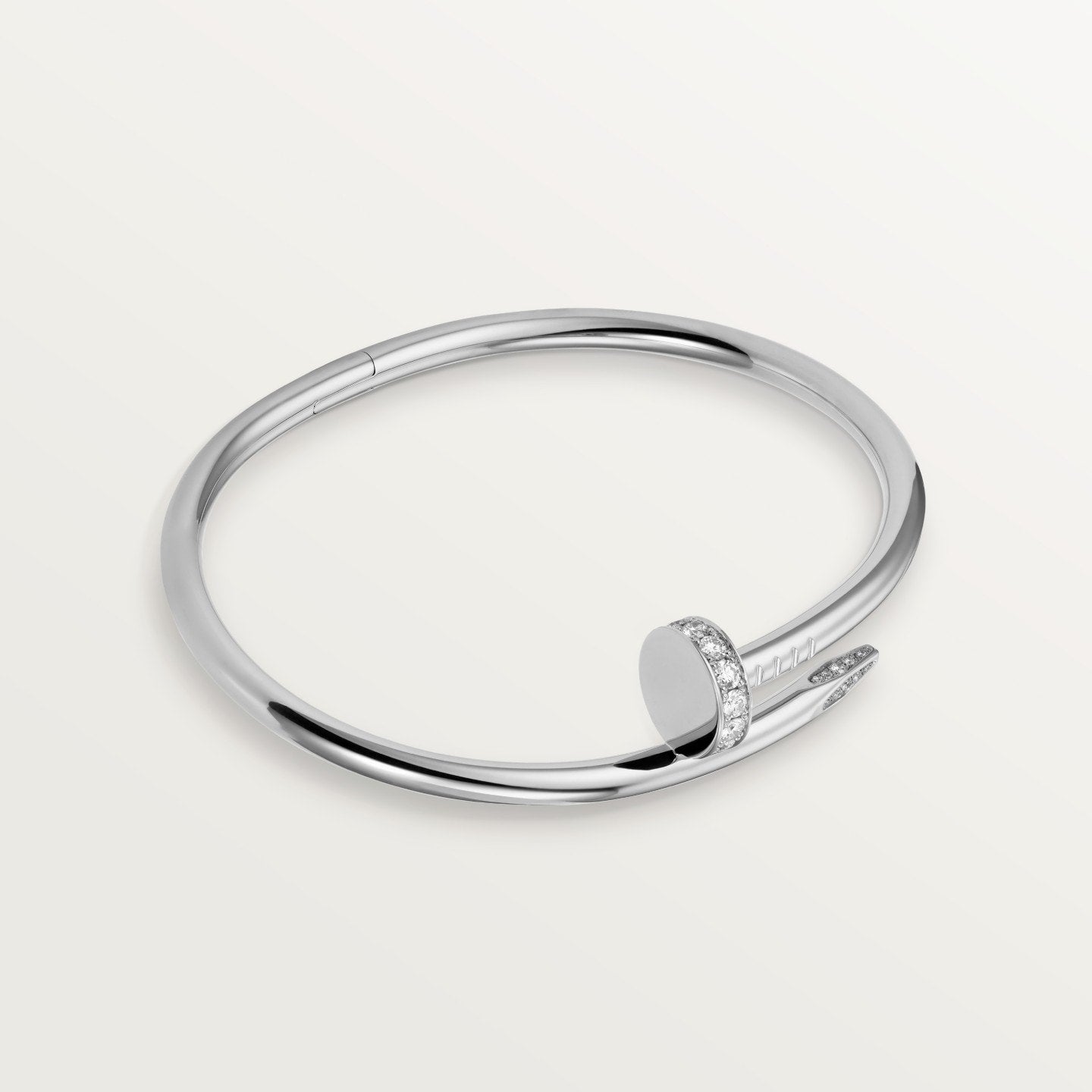 Bracelet Juste un Clou, modèle classique, diamants