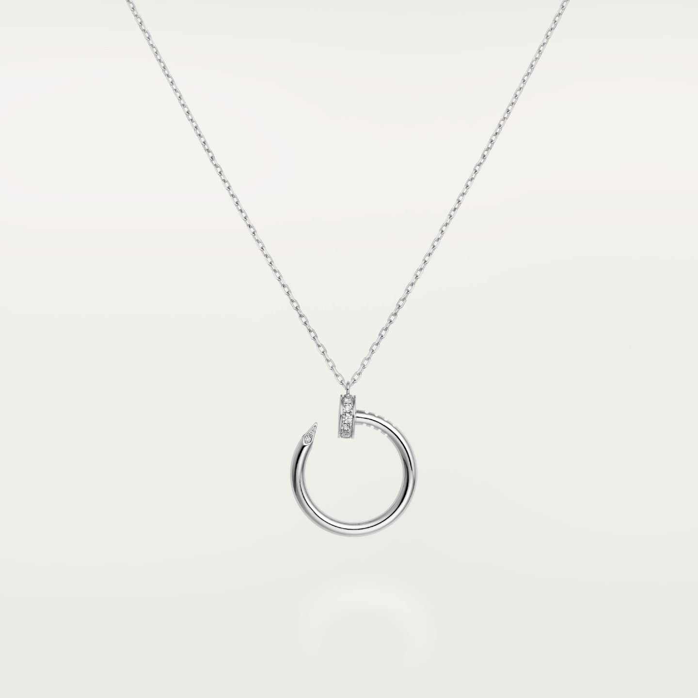 Pendentif Juste un Clou, diamants