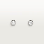 Puces d'oreilles Cartier d'Amour, 2 diamants taille brillant, moyen modèle