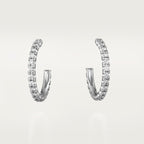 Créoles Etincelle de Cartier, petit modèle, pavées