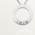 Pendentif LOVE rond