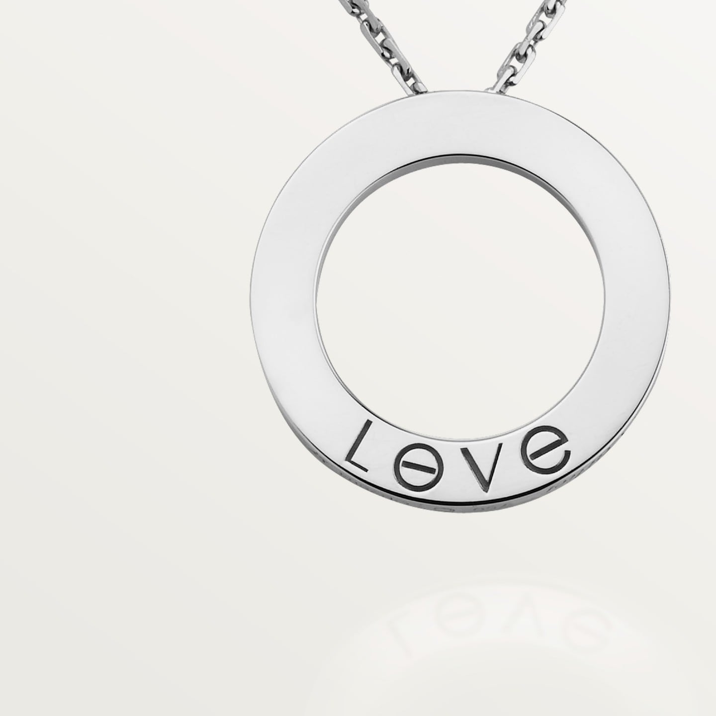 Pendentif LOVE rond