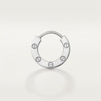 Mono boucle d'oreille LOVE, pavé