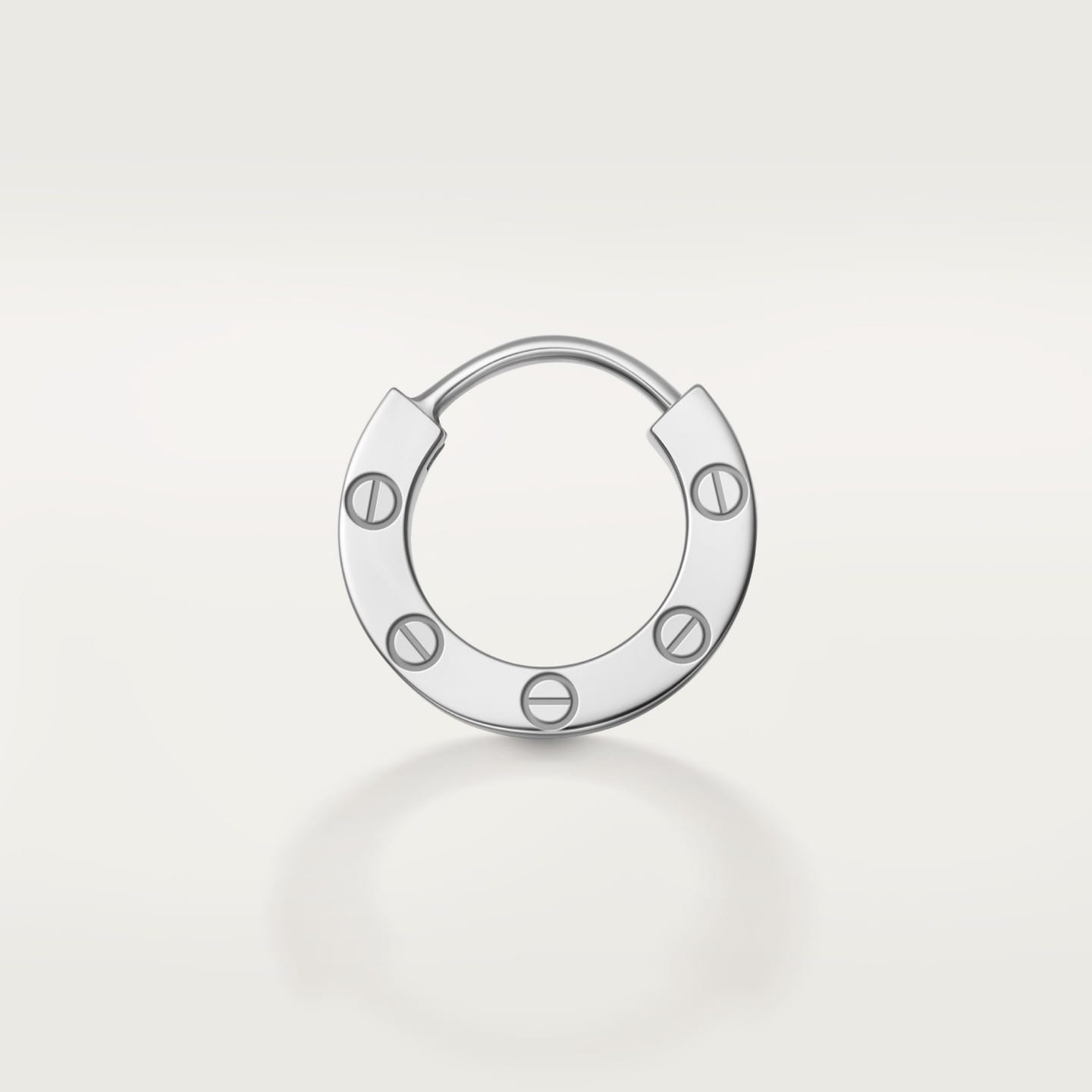 Mono boucle d'oreille LOVE, pavé