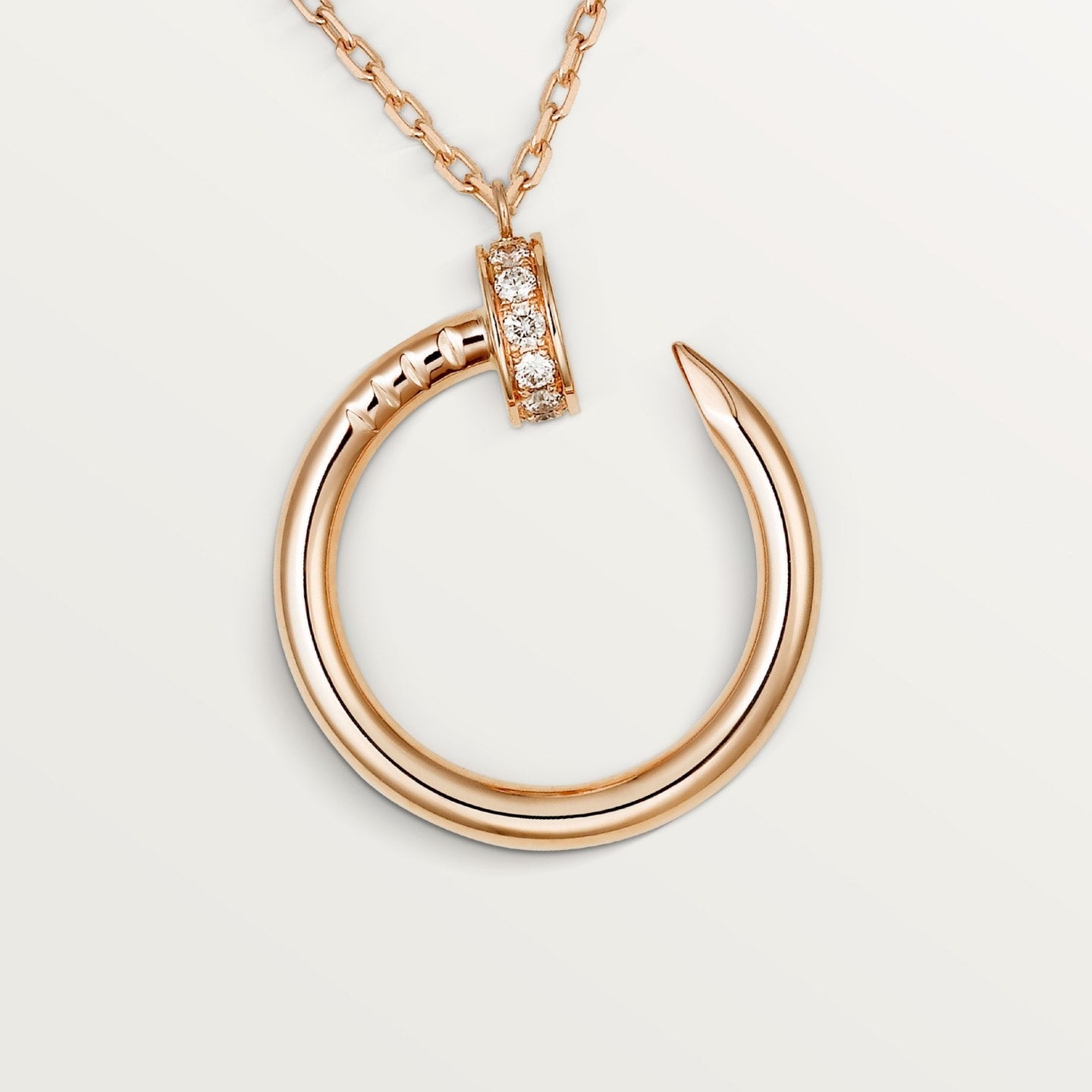 Pendentif Juste un Clou, diamants