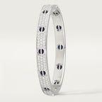 Bracelet LOVE, modèle classique, pavé, céramique