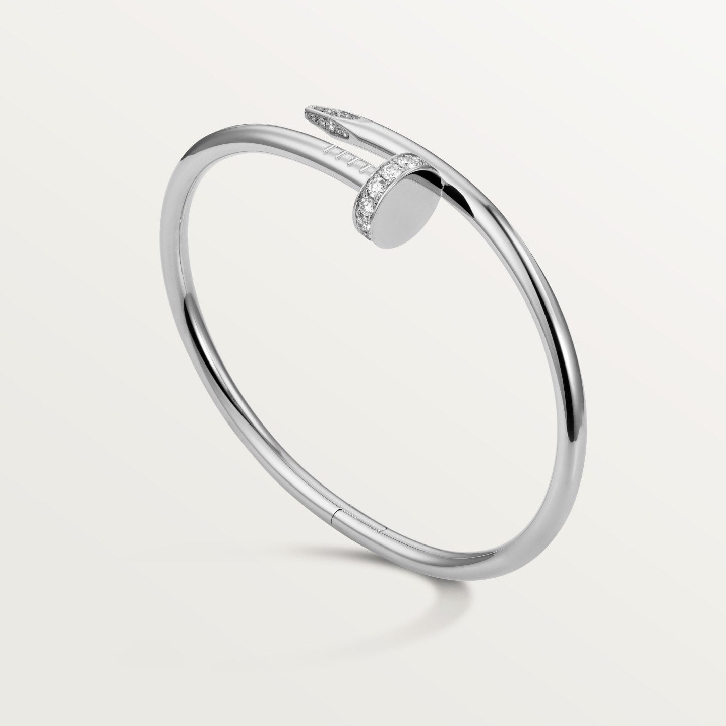 Bracelet Juste un Clou, modèle classique, diamants
