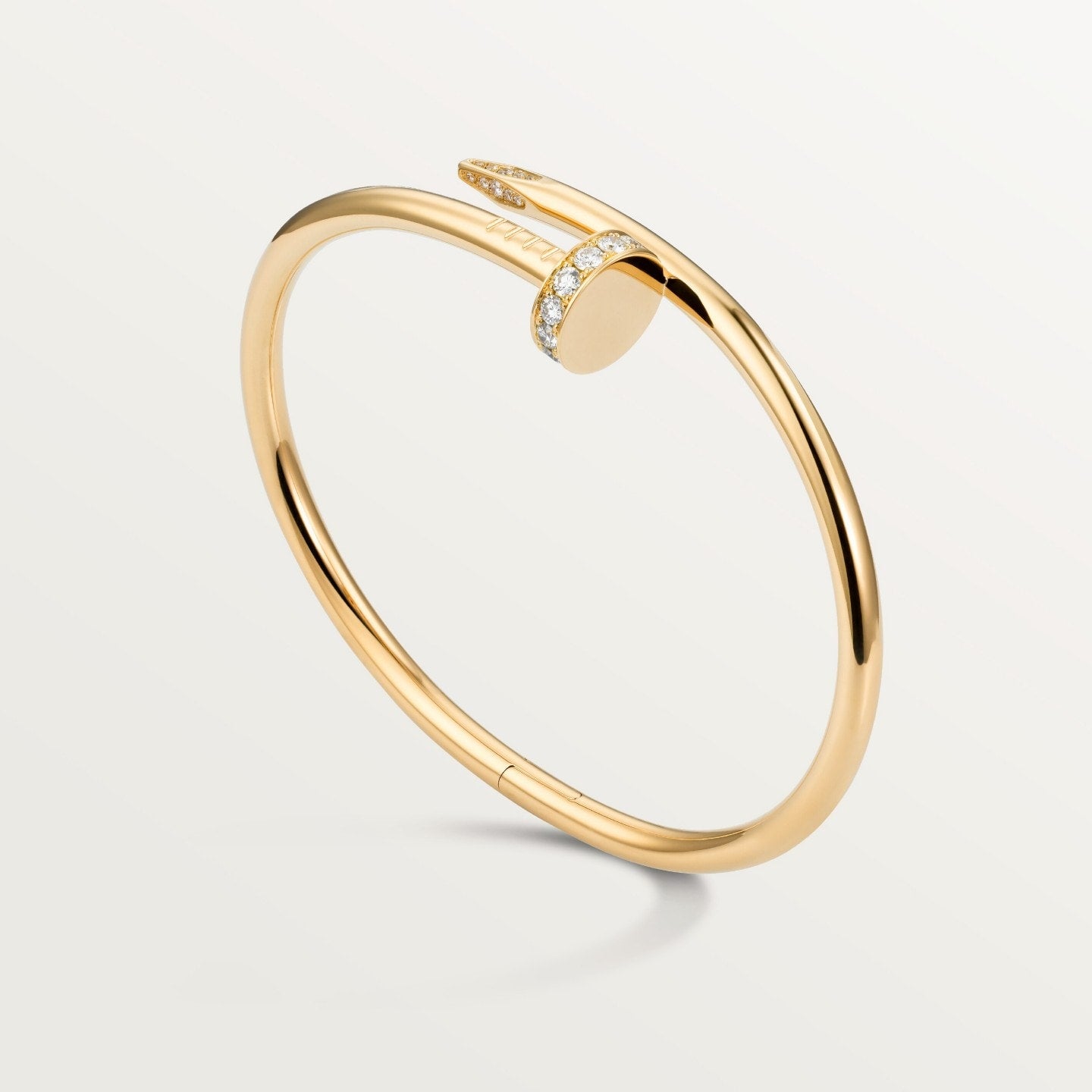 Bracelet Juste un Clou, modèle classique, diamants