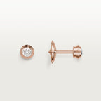 Puces d'oreilles Cartier d'Amour, 2 diamants taille brillant, moyen modèle