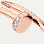 Bracelet Juste un Clou, modèle classique, diamants