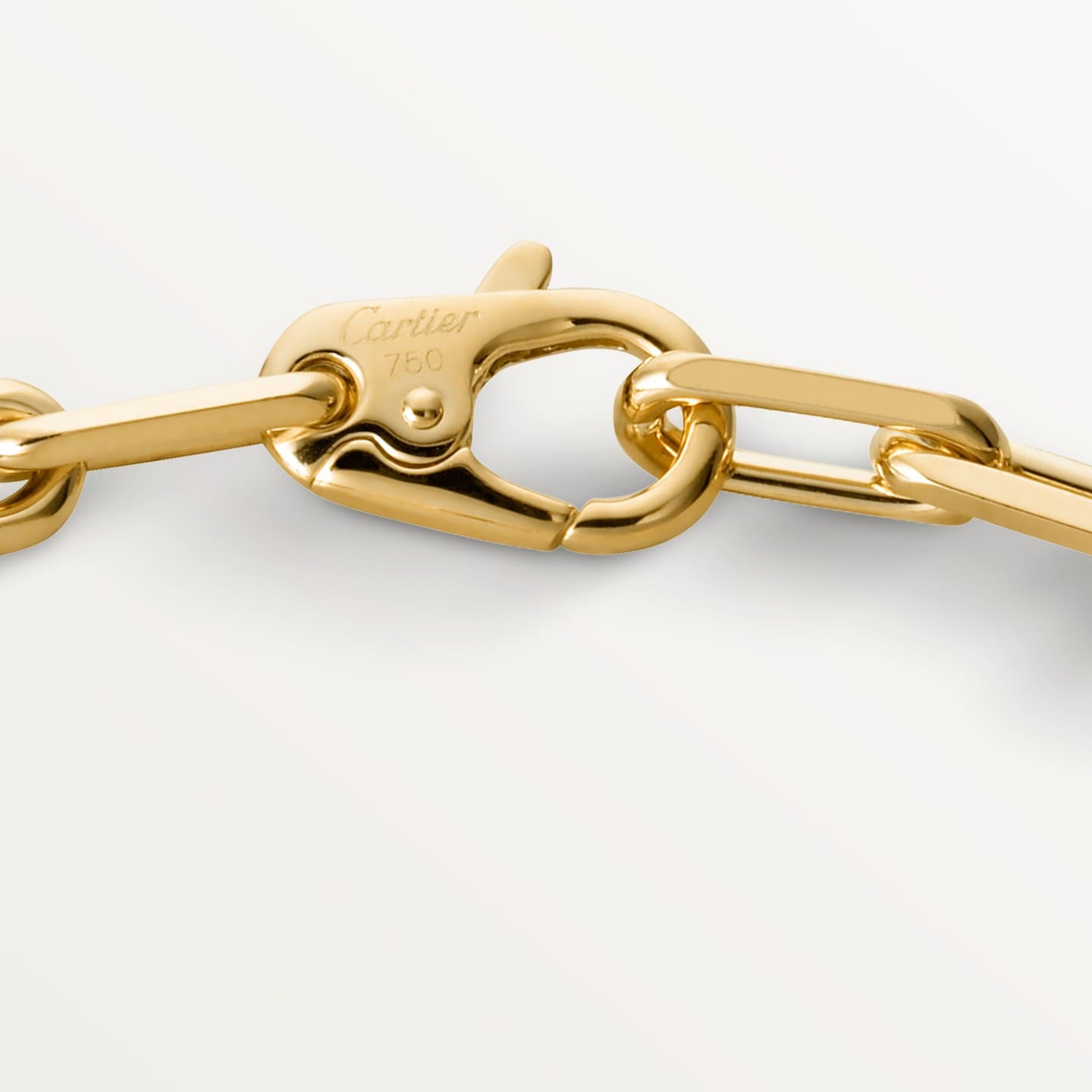 Bracelet Santos de Cartier, chaîne, moyen modèle