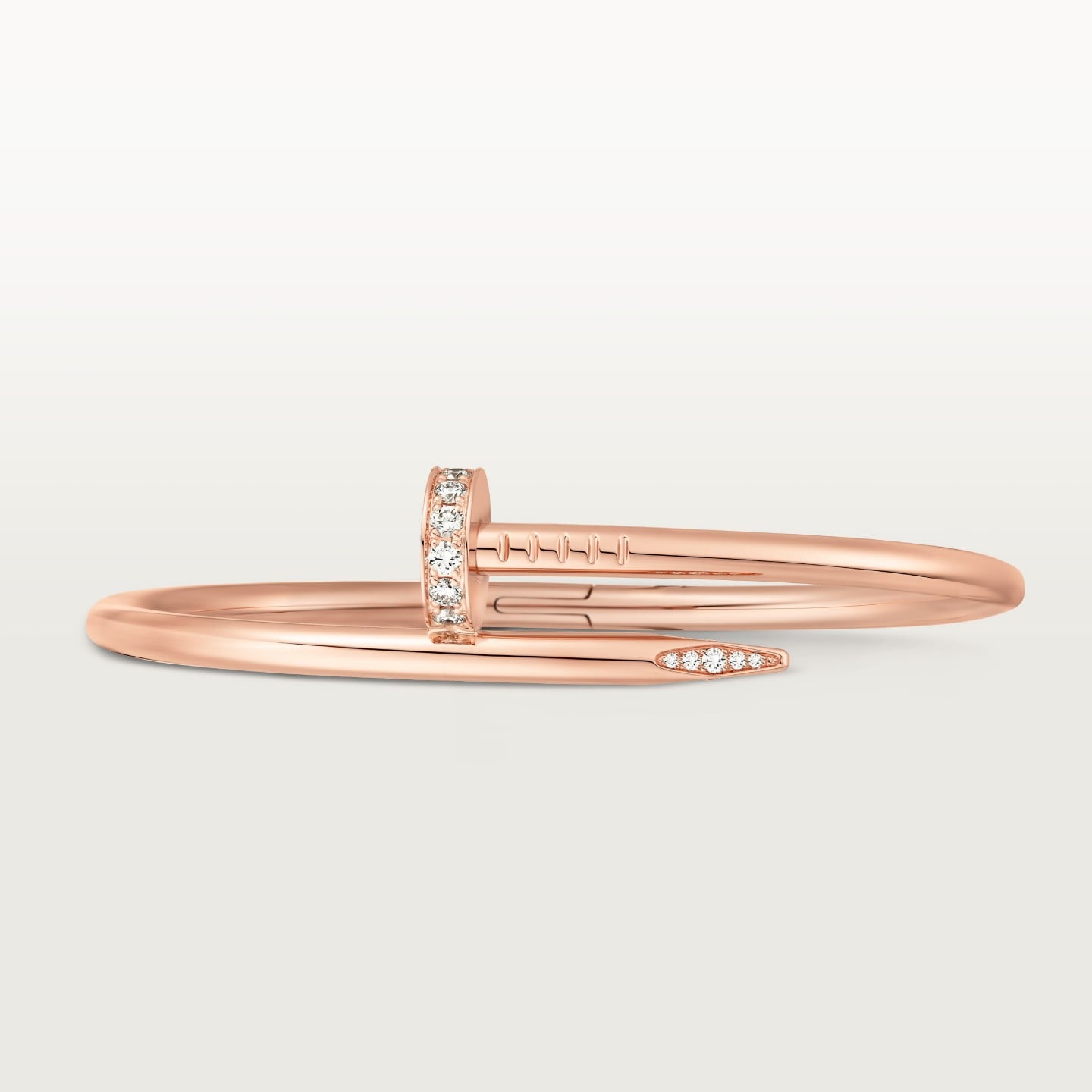 Bracelet Juste un Clou, modèle classique, diamants