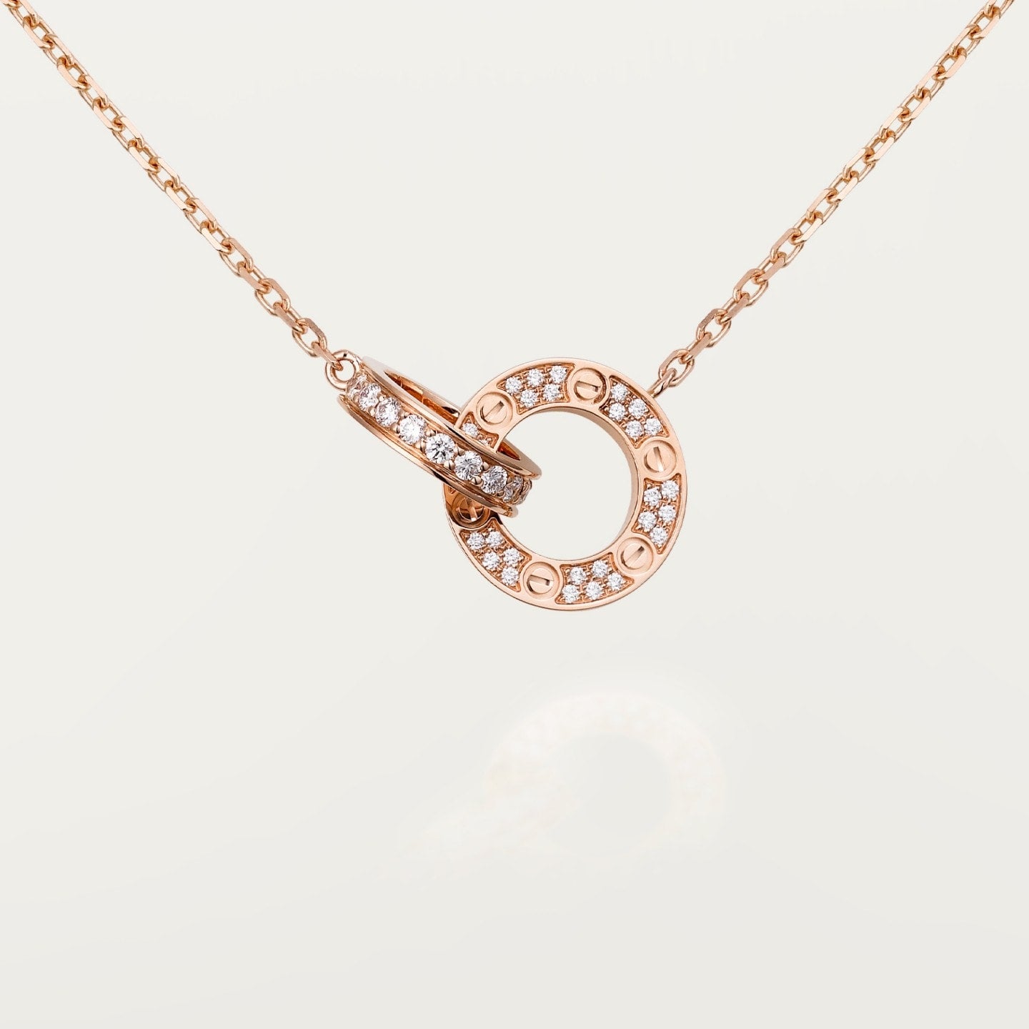 Pendentif LOVE, pavé