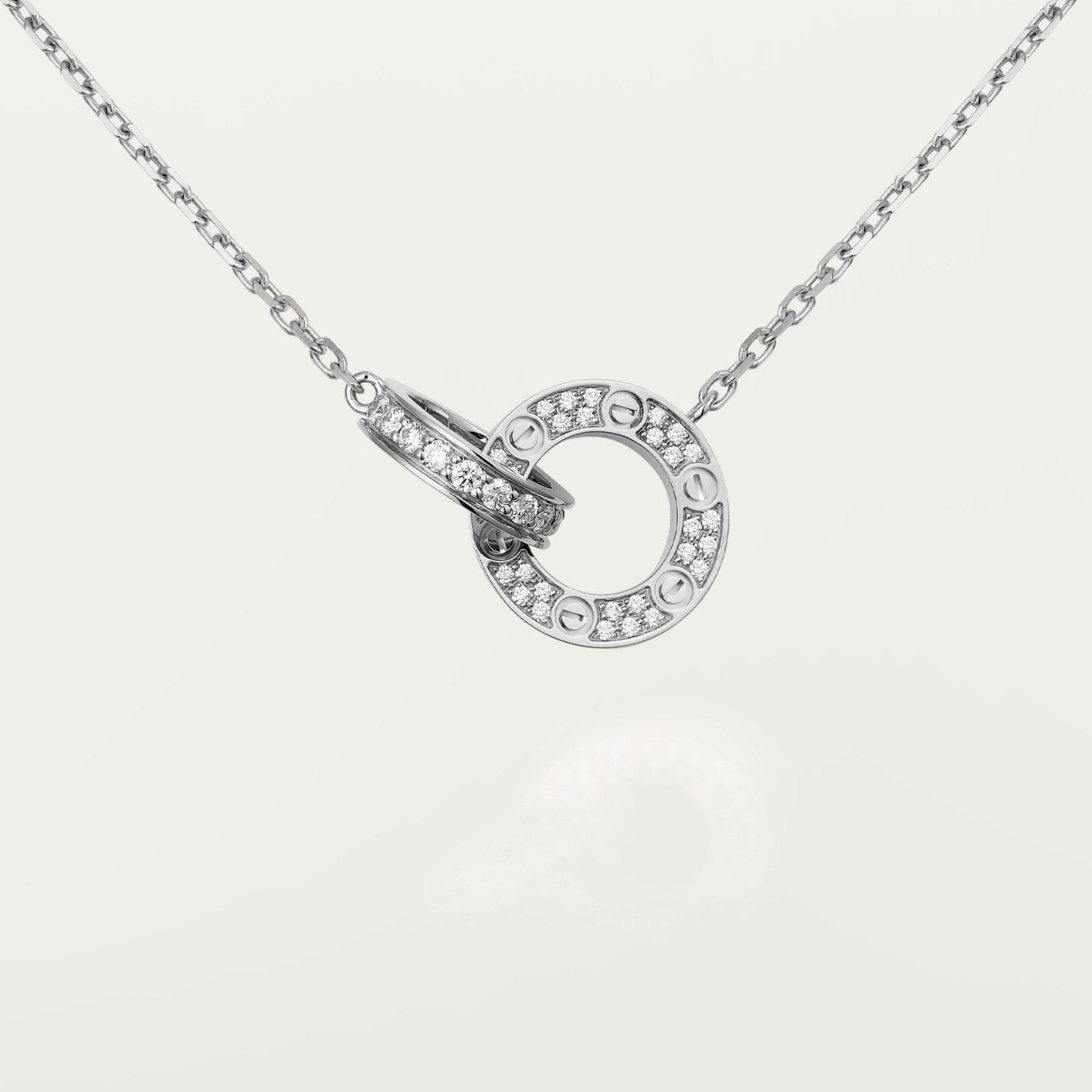 Pendentif LOVE, pavé
