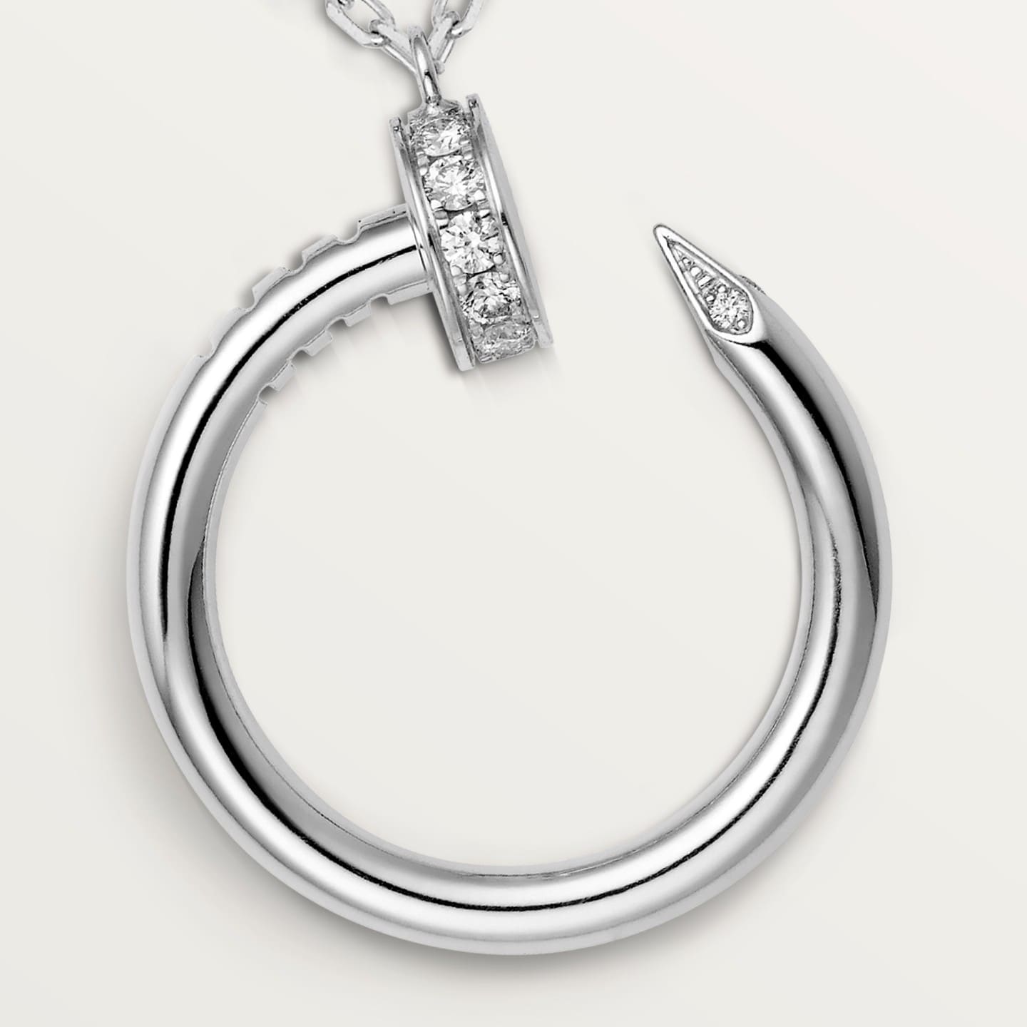 Pendentif Juste un Clou, diamants