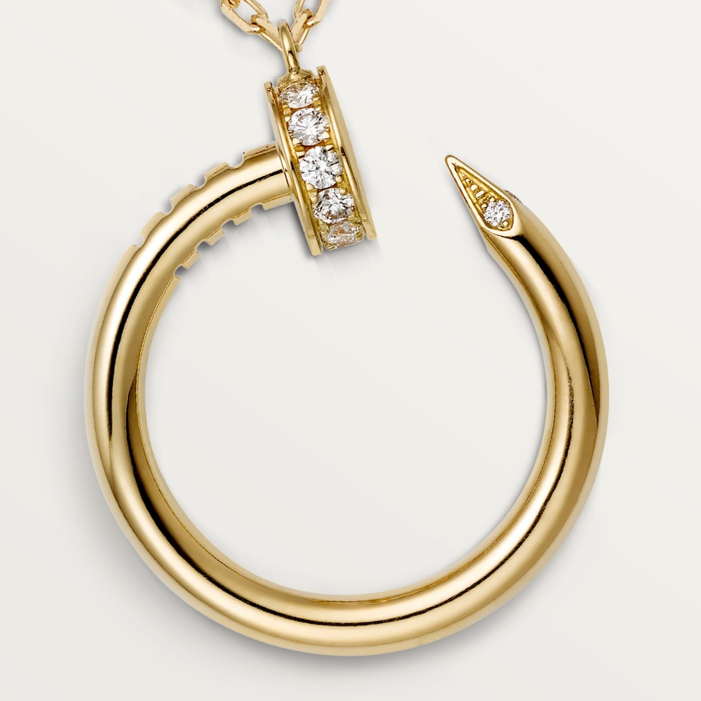 Pendentif Juste un Clou, diamants
