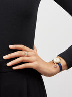 Bague Perlée trèfles, petit modèle
