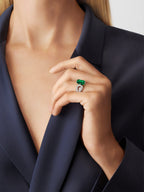 Solitaire Aladdin Emeraude 3,69 cts