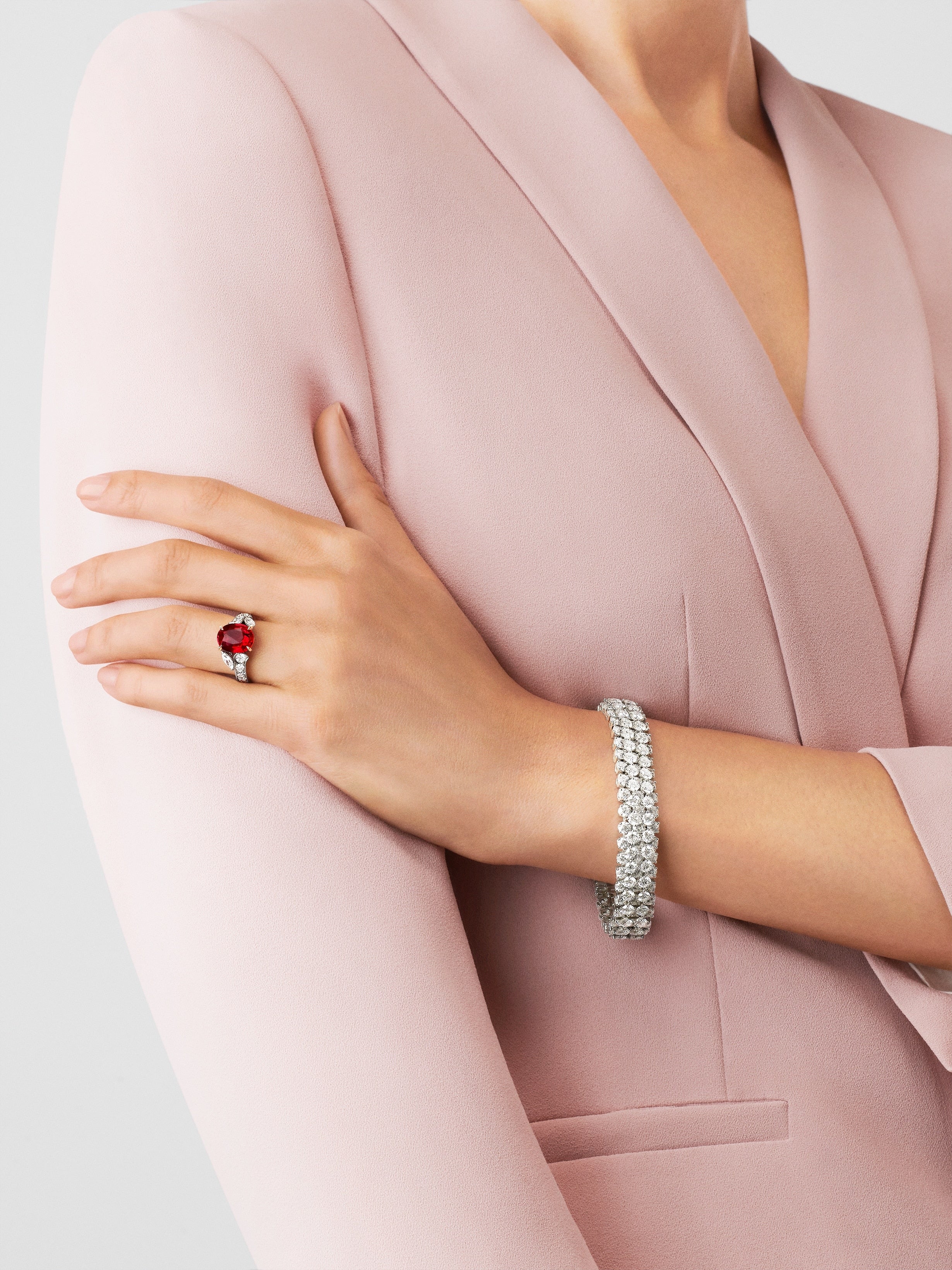 Solitaire Jasmin Rubis 5,19 cts