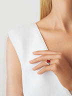 Solitaire Jasmin Rubis 5,19 cts