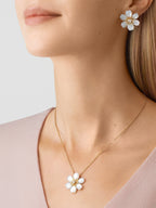 Boucles d’oreilles Rose de Noël, mini modèle