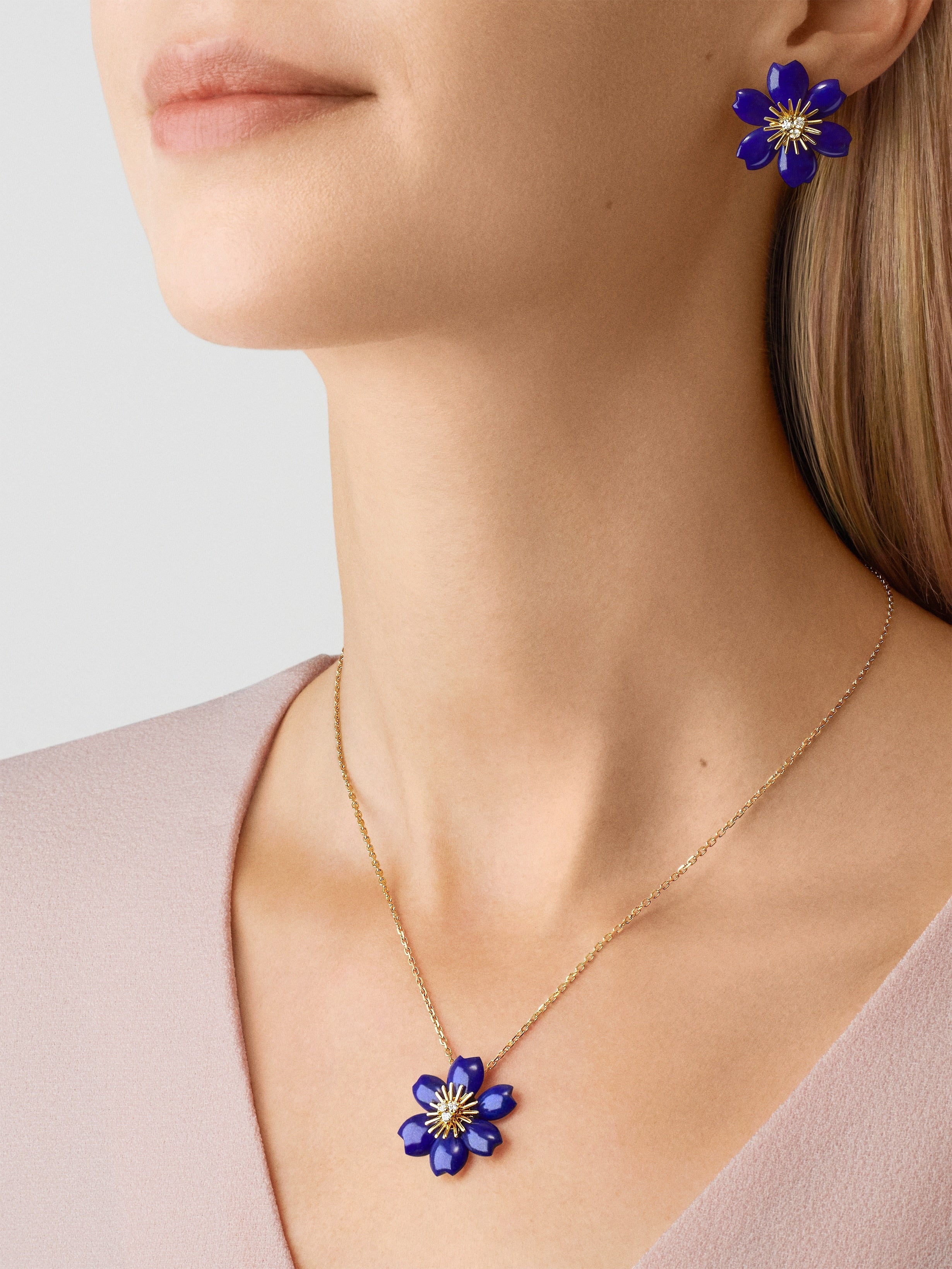 Pendentif Rose de Noël, mini modèle