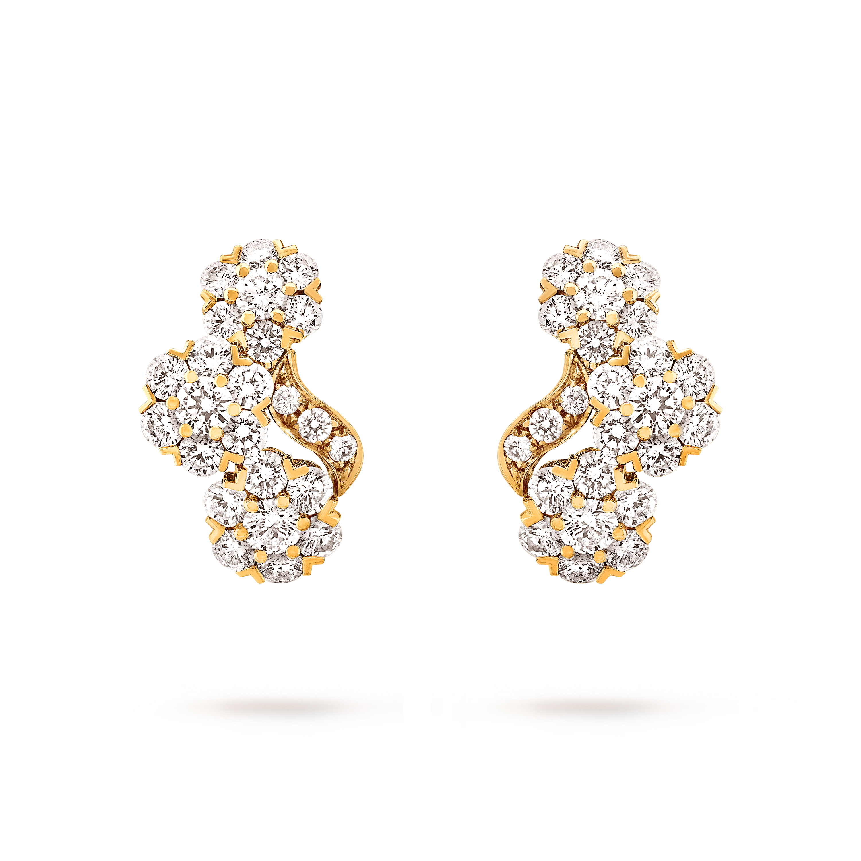 Boucles d'oreilles Snowflake