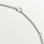 Pendentif LOVE rond, 2 diamants