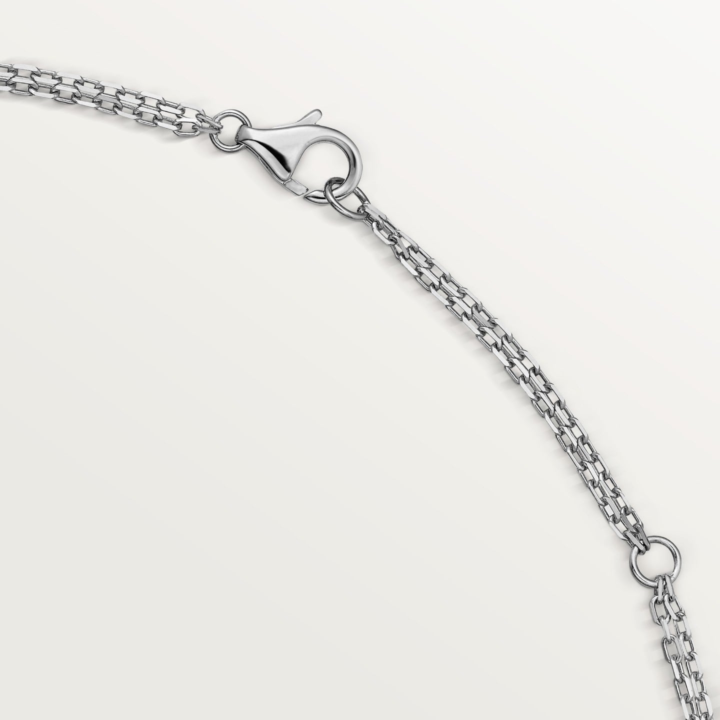 Pendentif LOVE rond, 2 diamants