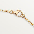 Pendentif LOVE rond, 3 diamants