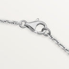 Pendentif LOVE rond, 3 diamants