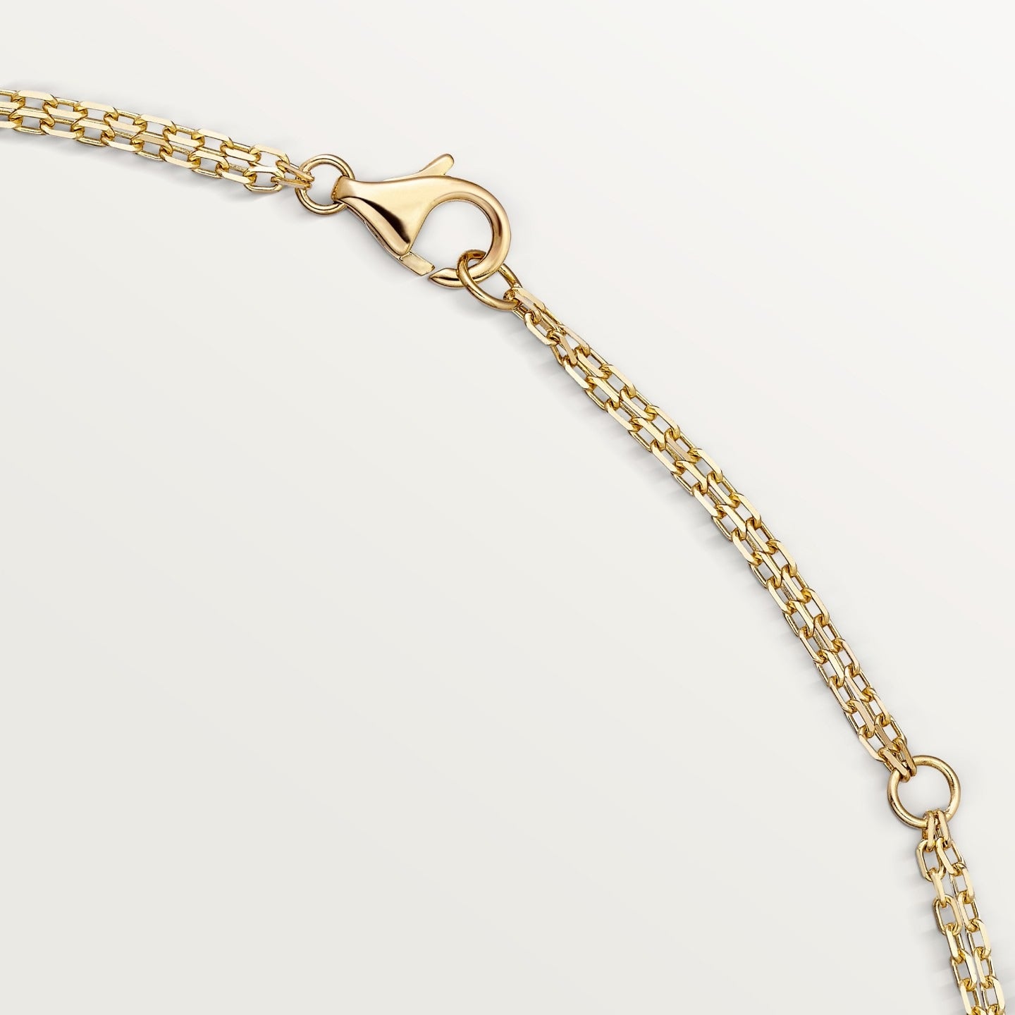 Pendentif LOVE rond, 2 diamants