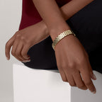 Bracelet Maillon Panthère, cinq rangs