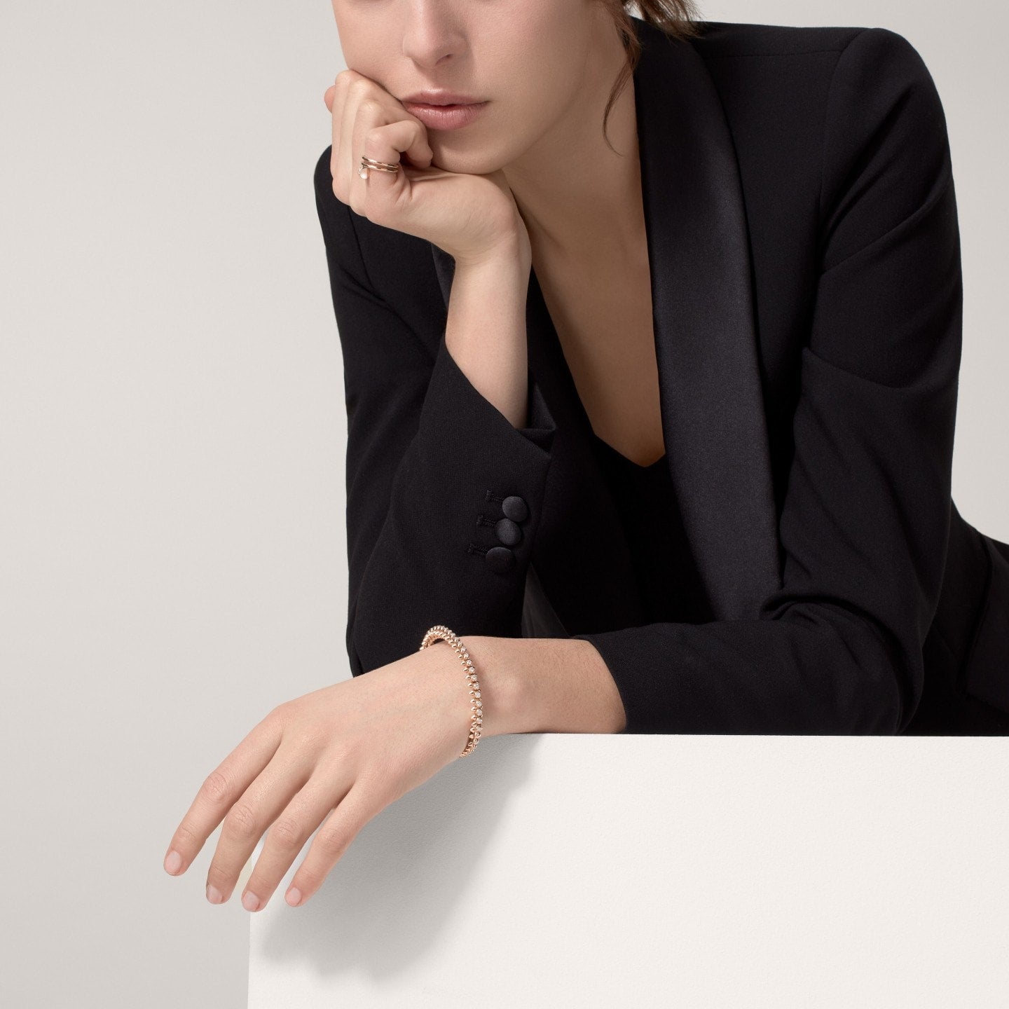 Bracelet Clash de Cartier, moyen modèle, diamants