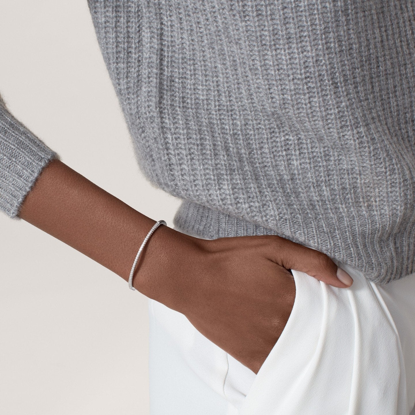 Bracelet Etincelle de Cartier, semi-pavé