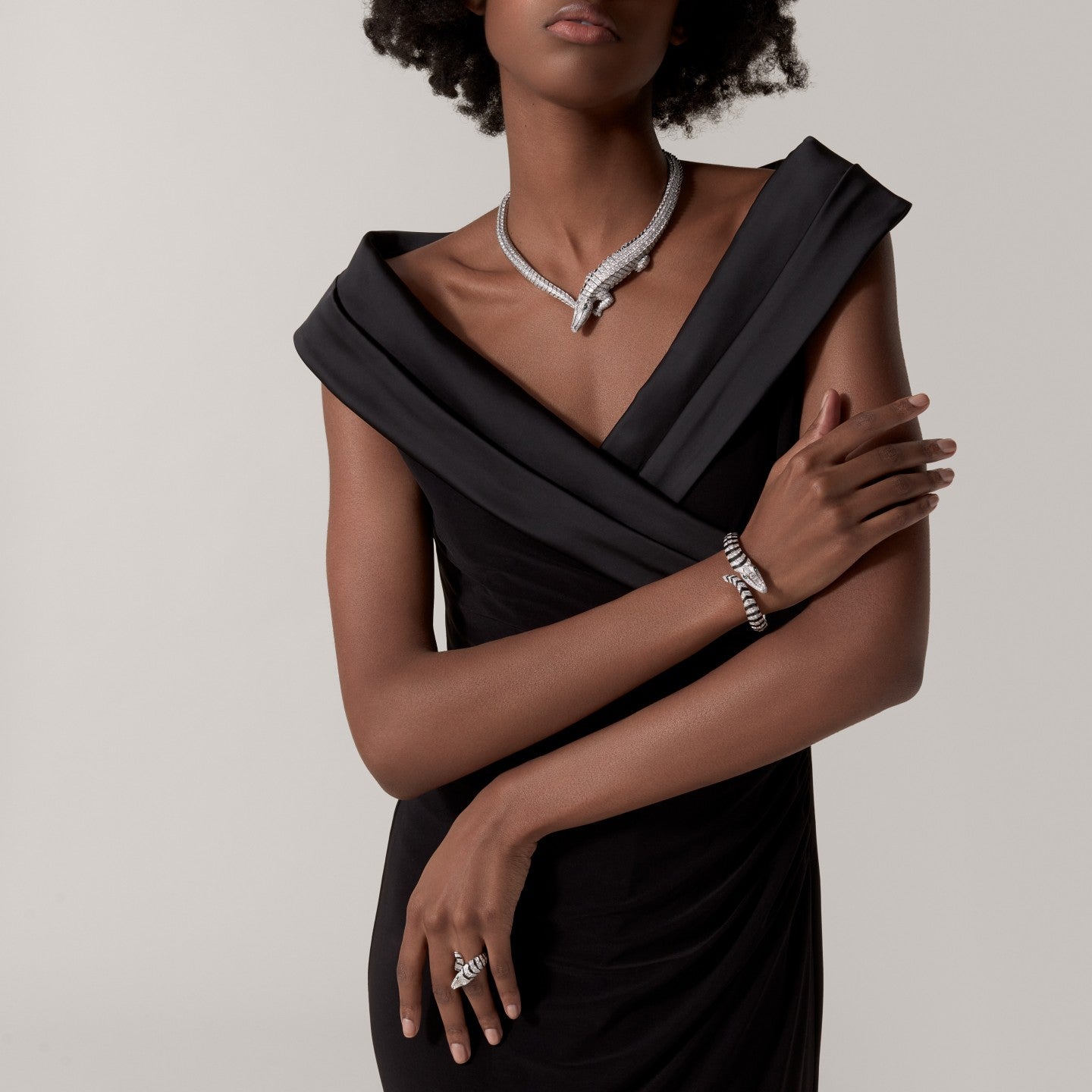 Collier Faune et Flore de Cartier, pavé