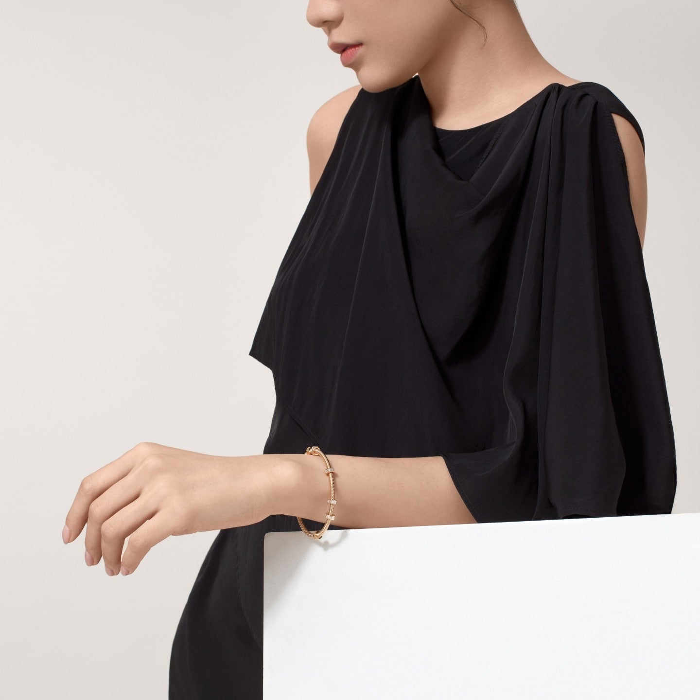 Bracelet Ecrou de Cartier, diamants