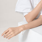 Bracelet Cartier d'Amour, diamant taille brillant, moyen modèle