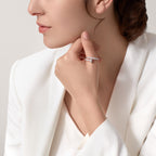 Bague Juste un Clou, modèle classique, pavée