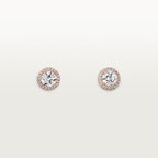 Puces d'oreilles Cartier Destinée, 2 diamants taille brillant, pavées